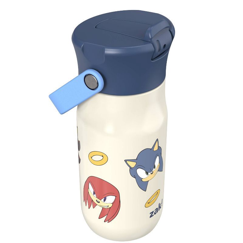 slide 3 of 6, Zak Designs 14oz Sonic Stainless Steel Vacuum Harmony Straw Water Bottle Off- White, 14 oz