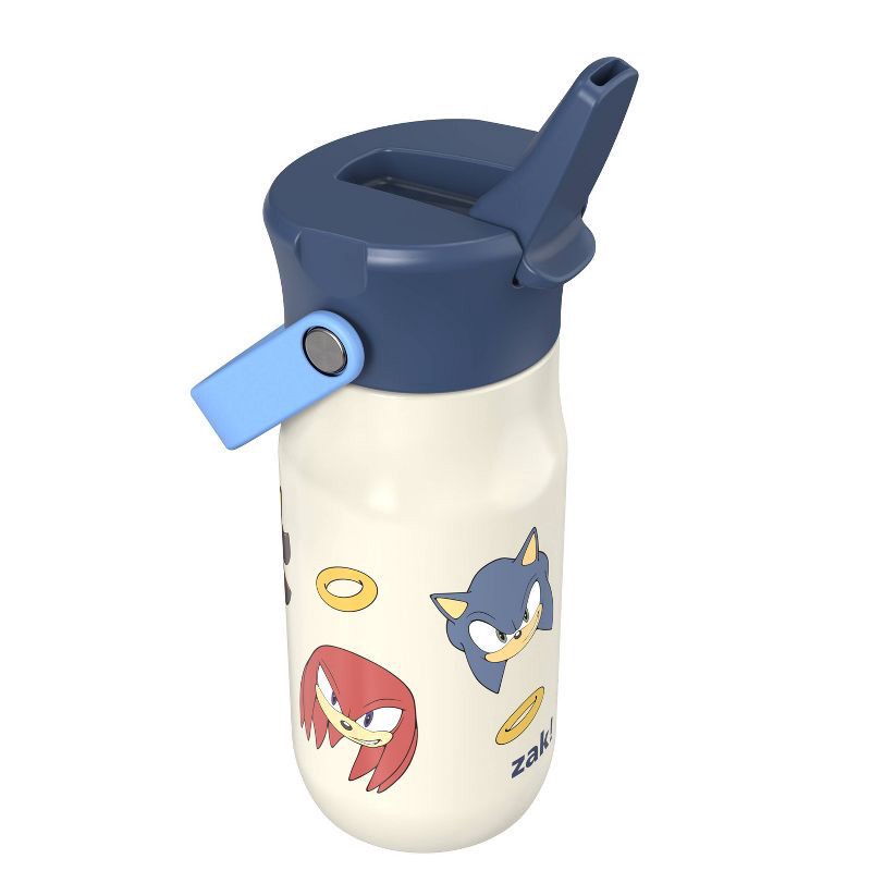 slide 4 of 6, Zak Designs 14oz Sonic Stainless Steel Vacuum Harmony Straw Water Bottle Off- White, 14 oz