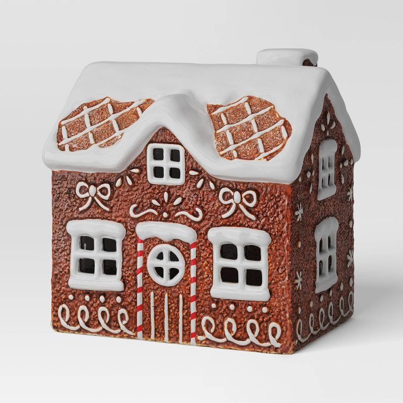 slide 3 of 3, Christmas Ceramic Gingerbread House Decor - Wondershop™, 1 ct