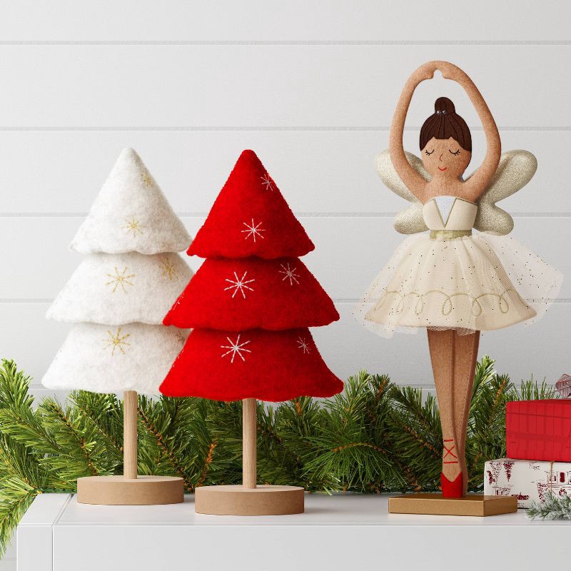 slide 2 of 3, Christmas Fabric Sugar Plum Fairy Decor - Wondershop™, 1 ct