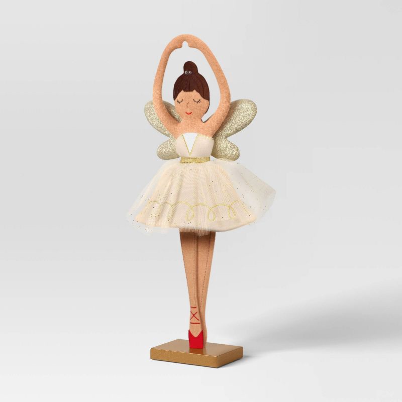 slide 1 of 3, Christmas Fabric Sugar Plum Fairy Decor - Wondershop™, 1 ct