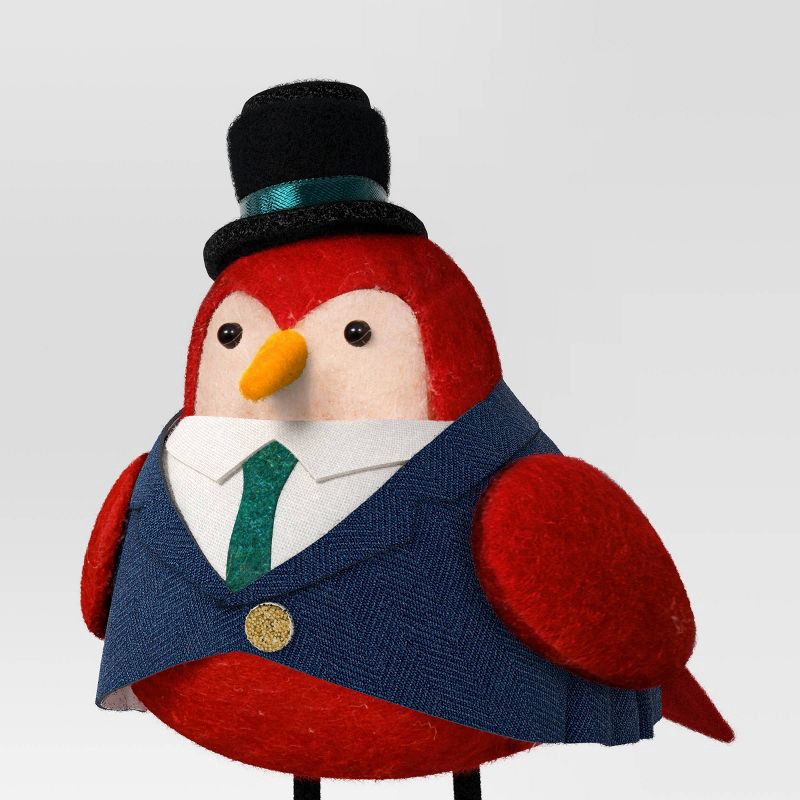 slide 3 of 5, 4.25" 3pk Christmas Featherly Friends™ Decor Yultide Yore - Wondershop™, 3 ct