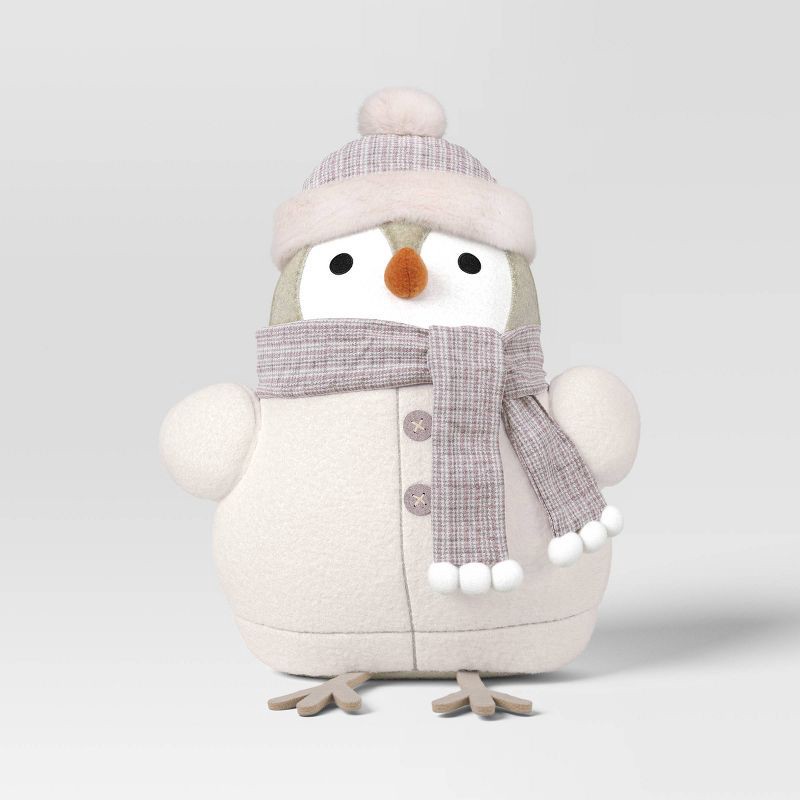 slide 3 of 4, Christmas Featherly Friends™ Pillow White Pom Hat - Wondershop™, 1 ct