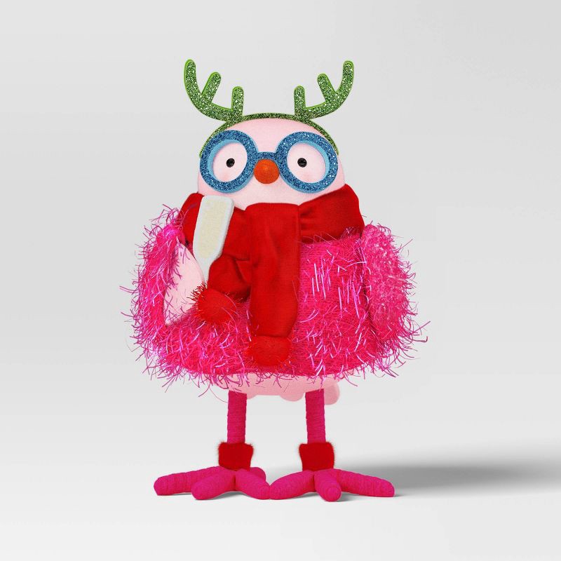 slide 3 of 4, Christmas Featherly Friends™ "Soiree" Decor Pink Dress - Wondershop™, 1 ct