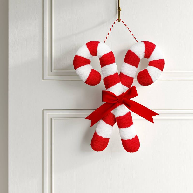 slide 2 of 4, 20" Christmas Candy Cane Wall Hanging Decor - Wondershop™, 1 ct