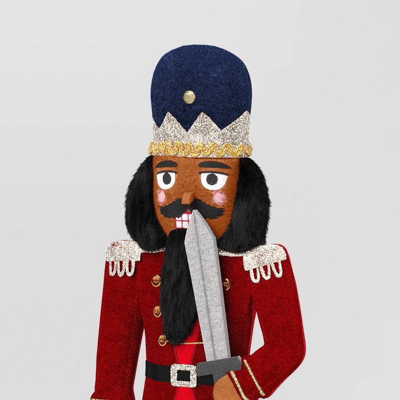 slide 3 of 3, Christmas Fabric Nutcracker Figural Decor - Wondershop™, 1 ct