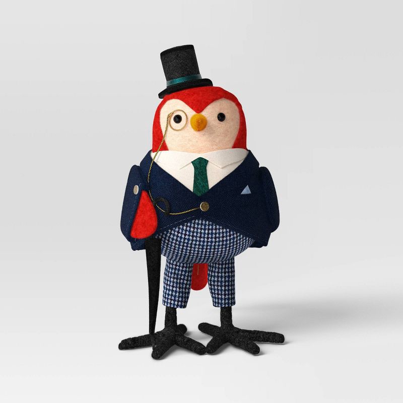 slide 3 of 4, Christmas Featherly Friends™ "Tally-ho" Decor Suit and Umbrella - Wondershop™, 1 ct