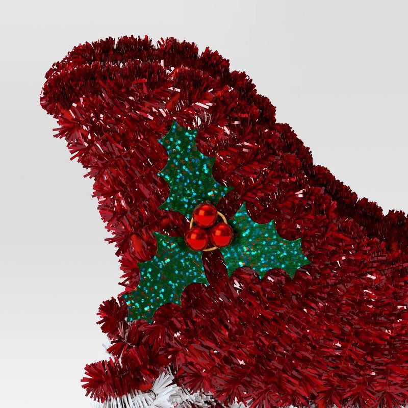 slide 4 of 4, Christmas Tinsel Sleigh Red - Wondershop™, 1 ct
