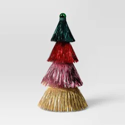 10.75&quot; Christmas Tinsel Multicolor Tree Décor - Wondershop™