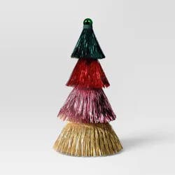 10.75" Christmas Tinsel Multicolor Tree Décor - Wondershop™
