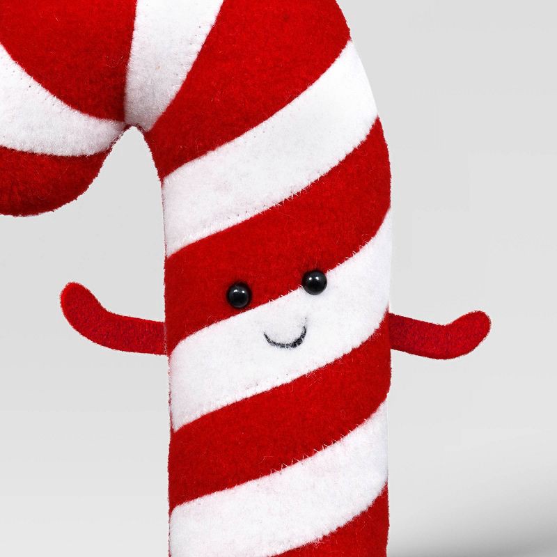 slide 3 of 3, Christmas Single Fabric Figural Candy Cane - Wondershop™, 1 ct