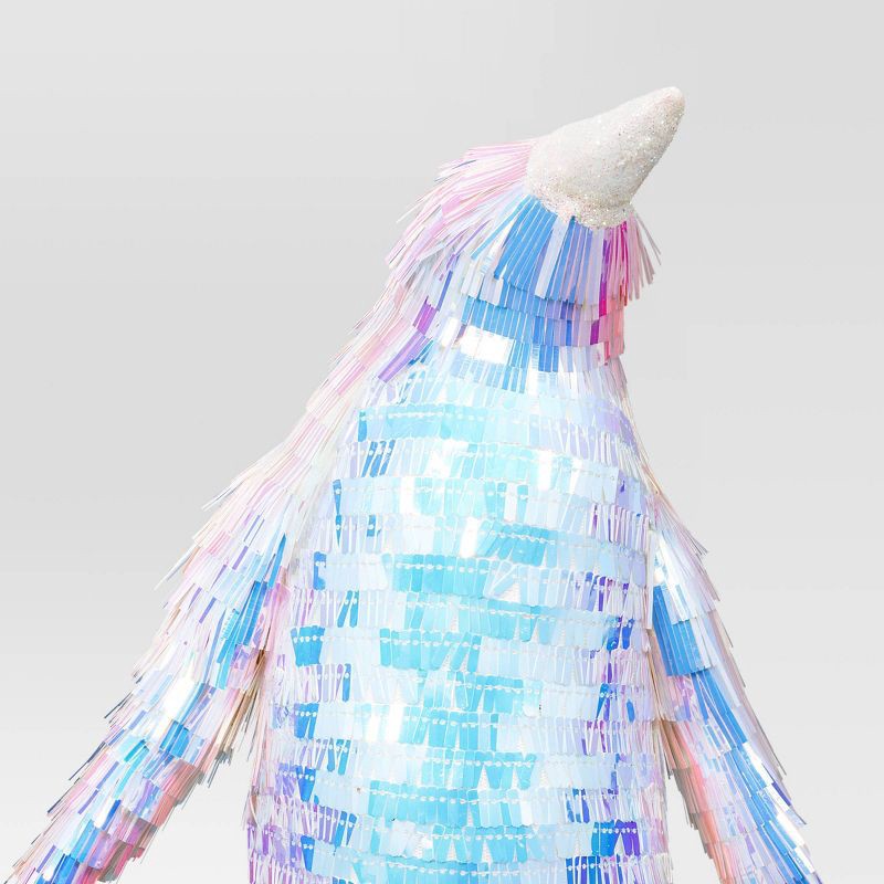 slide 3 of 3, Christmas Iridescent Penguin Small - Wondershop™, 1 ct