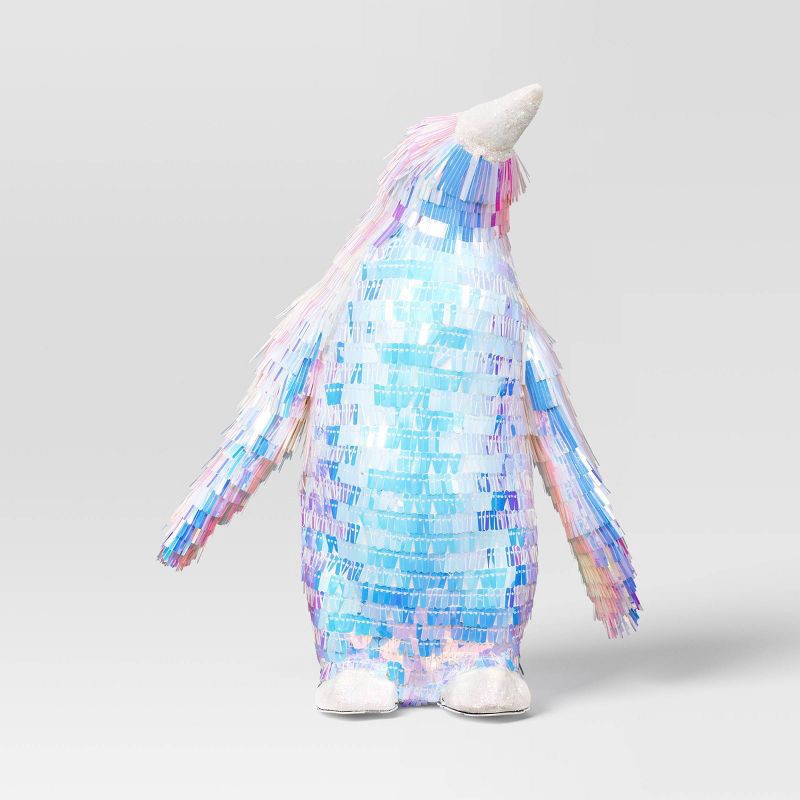 slide 1 of 3, Christmas Iridescent Penguin Small - Wondershop™, 1 ct