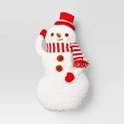18" Christmas Snowman Pillow - Wondershop™