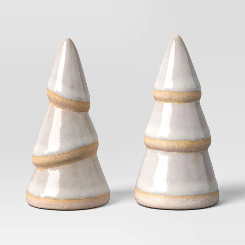 slide 3 of 6, 8pk Ceramic White Christmas Set - Wondershop™, 8 ct