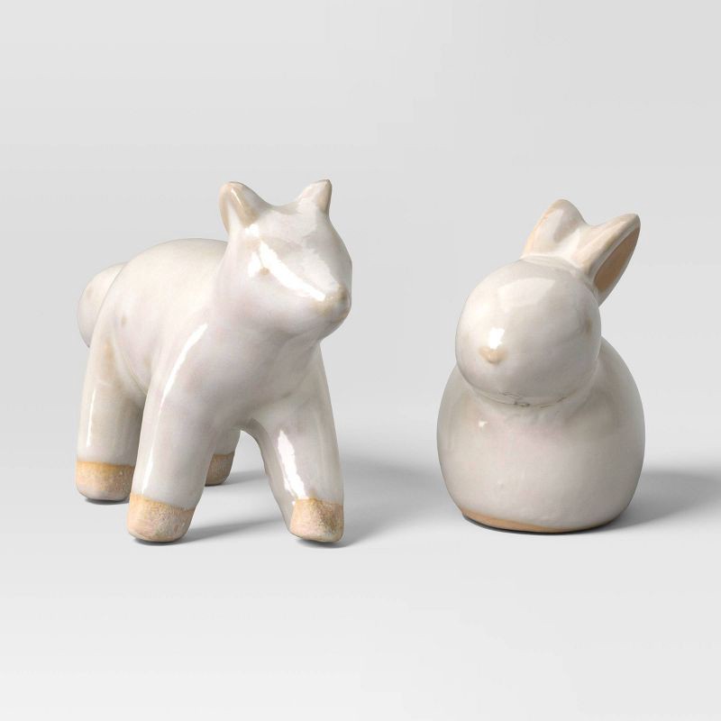 slide 6 of 6, 8pk Ceramic White Christmas Set - Wondershop™, 8 ct