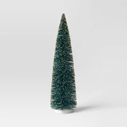 36" Christmas Flocking Tree Glitter Green - Wondershop™