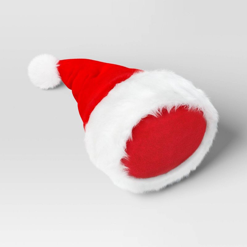 slide 3 of 4, 14"x13" Christmas Santa Hat Pillow - Wondershop™, 1 ct