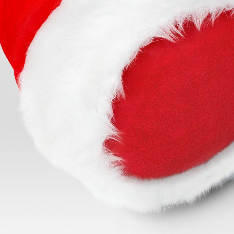 slide 4 of 4, 14"x13" Christmas Santa Hat Pillow - Wondershop™, 1 ct