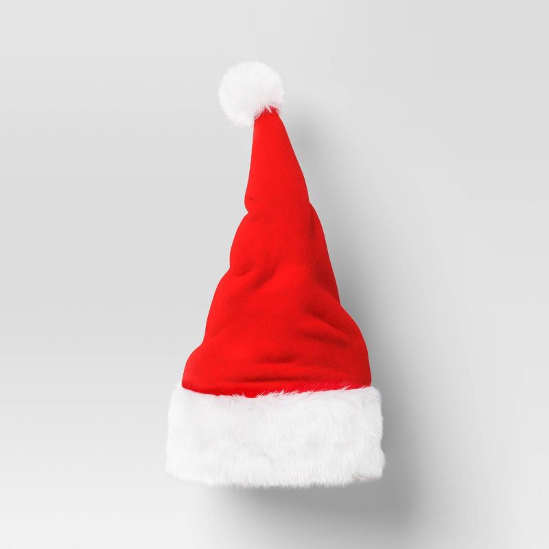 slide 1 of 4, 14"x13" Christmas Santa Hat Pillow - Wondershop™, 1 ct