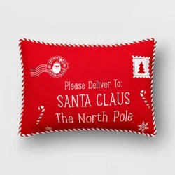 Christmas Letters to Santa Pillow - Wondershop™