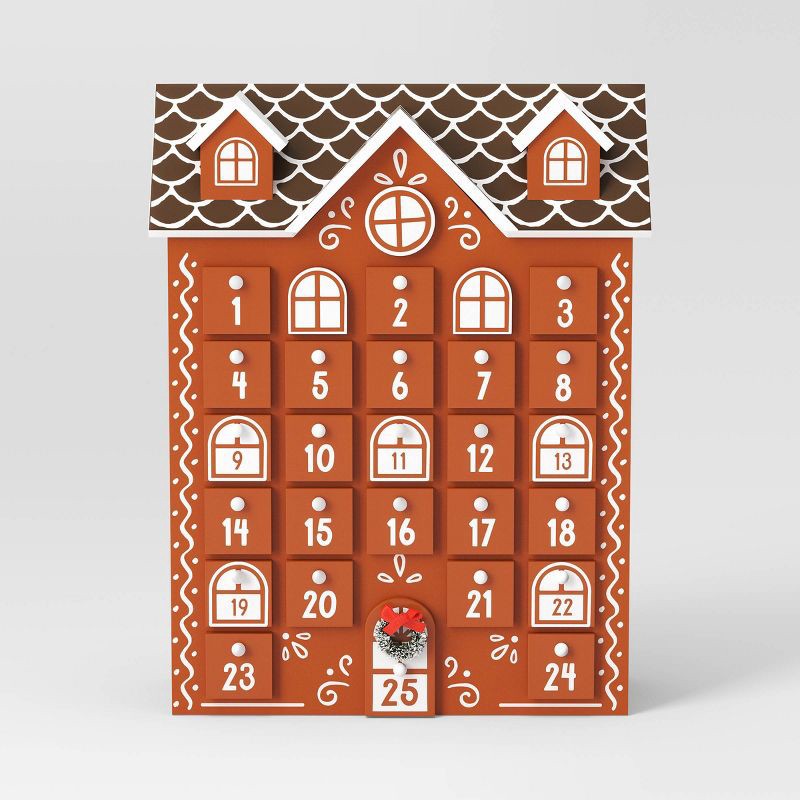 slide 3 of 3, Christmas Gingerbread House Countdown - Wondershop™, 1 ct