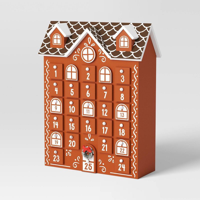 slide 1 of 3, Christmas Gingerbread House Countdown - Wondershop™, 1 ct