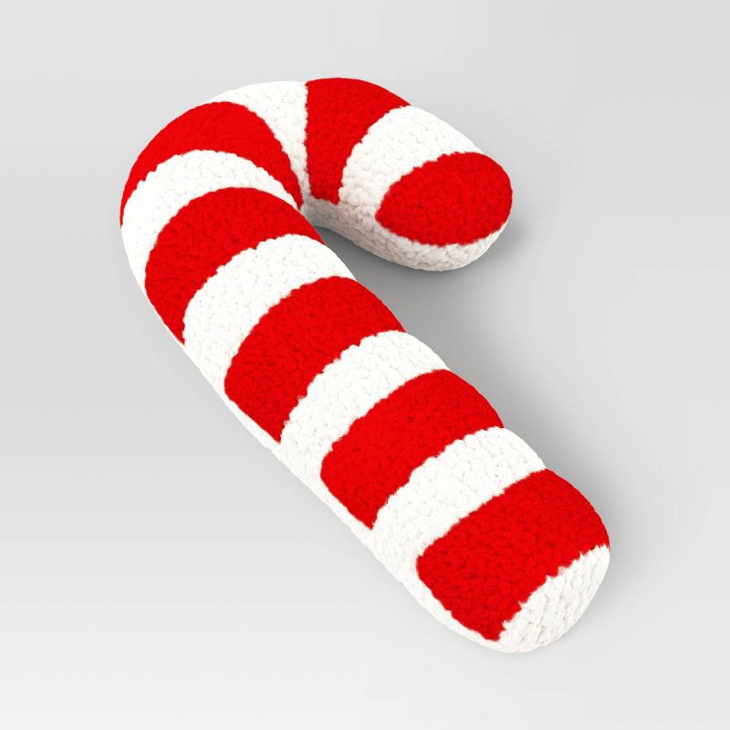 slide 3 of 4, 26" Christmas Candy Cane Pillow - Wondershop™, 1 ct