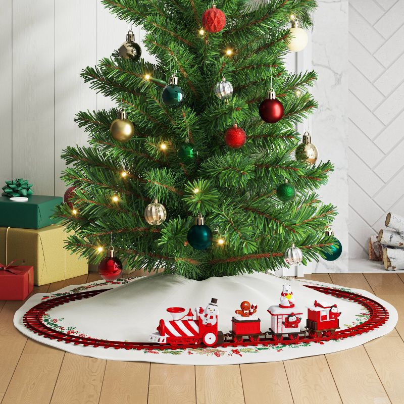 slide 2 of 4, 36" Christmas Animated Train and Track Set Christmas Decor - Wondershop™, 1 ct
