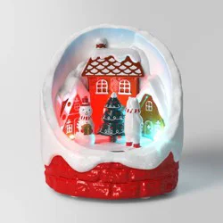 7'' Christmas Animated Gingerbread House Snowglobe - Wondershop™