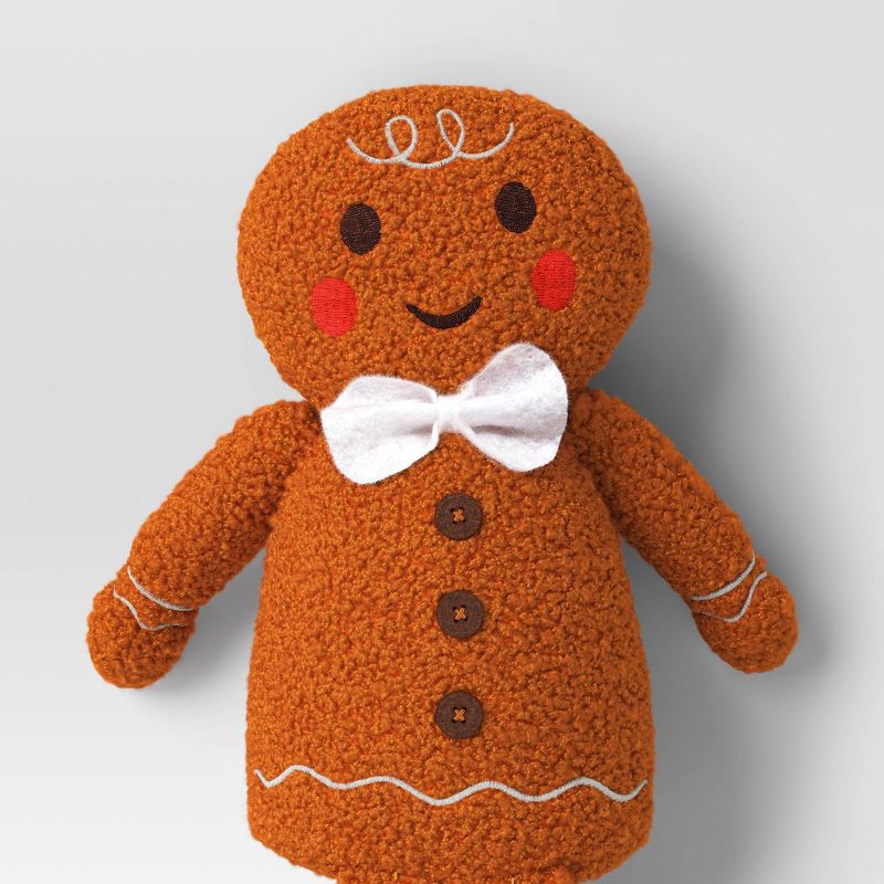 slide 3 of 3, Christmas Fabric Gingerbread Man Decor - Wondershop™, 1 ct