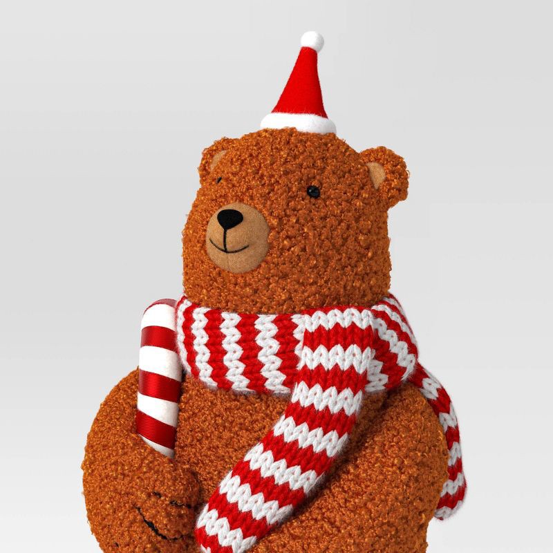 slide 3 of 3, Christmas Fabric Bear Decor - Wondershop™, 1 ct