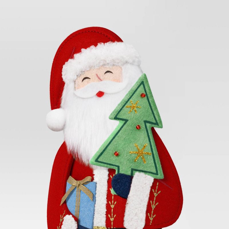 slide 3 of 3, 13" Christmas Fabric Santa Figural Decor - Wondershop™, 1 ct