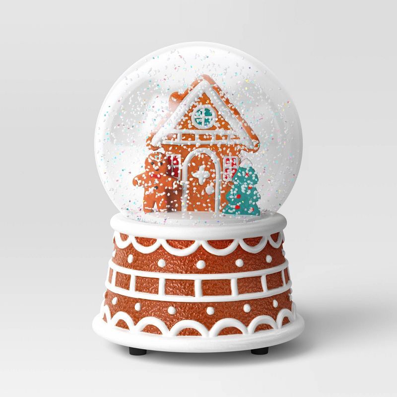 slide 3 of 3, Christmas Gingerbread House Snowglobe - Wondershop™, 1 ct