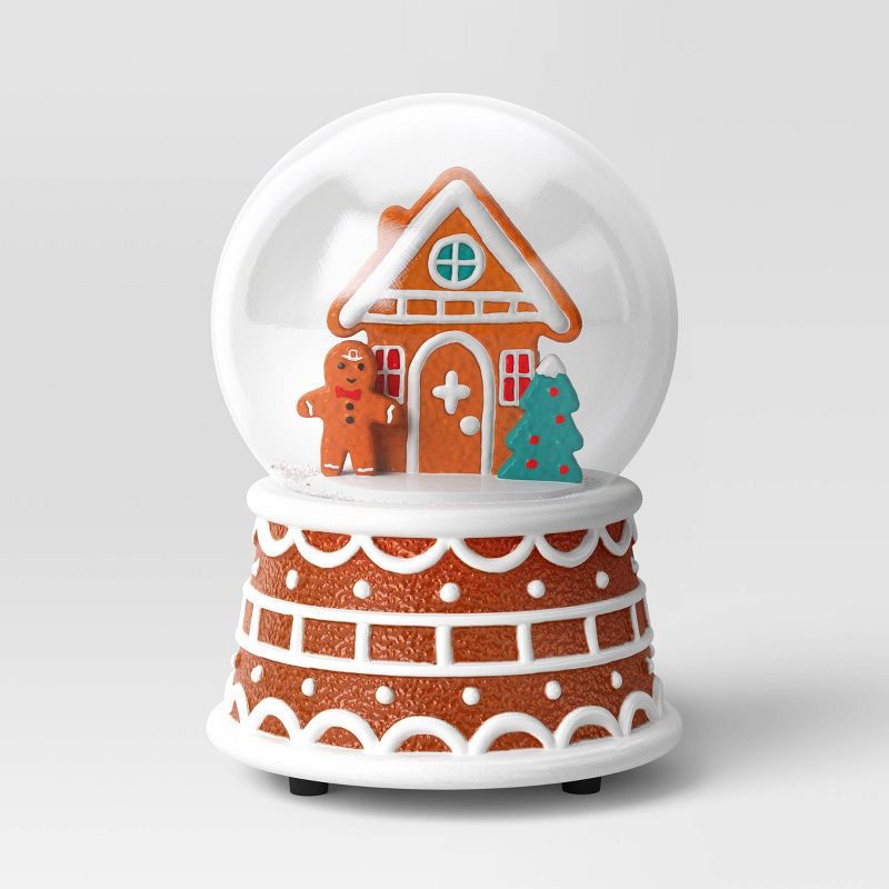 slide 1 of 3, Christmas Gingerbread House Snowglobe - Wondershop™, 1 ct