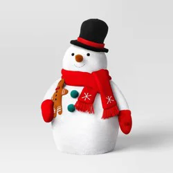 Christmas Fabric Snowman Decor Top Hat - Wondershop™