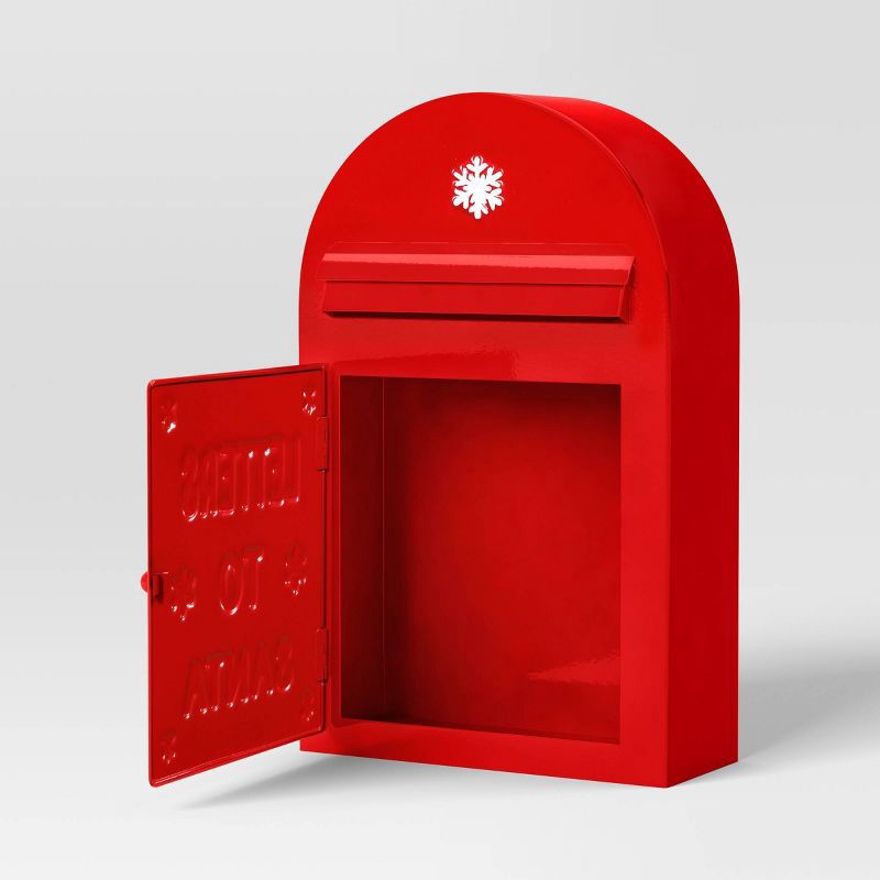 slide 4 of 4, Christmas Metal Red Postbox Decor - Wondershop™, 1 ct