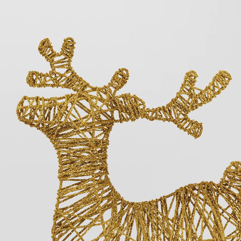 slide 4 of 4, Christmas Metal Led Reindeer Decor - Wondershop™, 1 ct