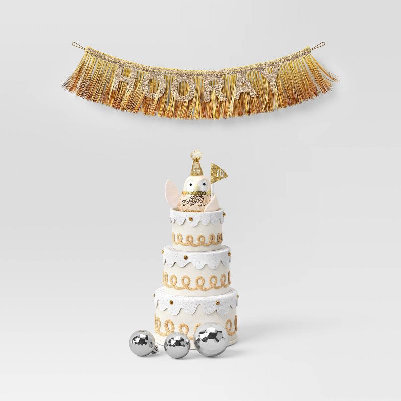 slide 6 of 6, 10pc Featherly Friends™ 2025 Anniversary Collection Christmas Bird Figurine Set - Wondershop™, 10 ct