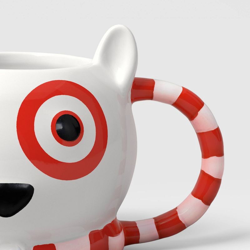 slide 3 of 3, 18oz Christmas Figural Bullseye Mug with Scarf - Wondershop™, 18 oz