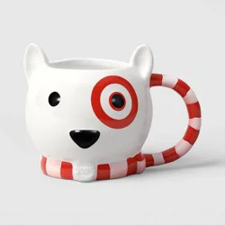 18oz Christmas Figural Bullseye Mug with Scarf - Wondershop™