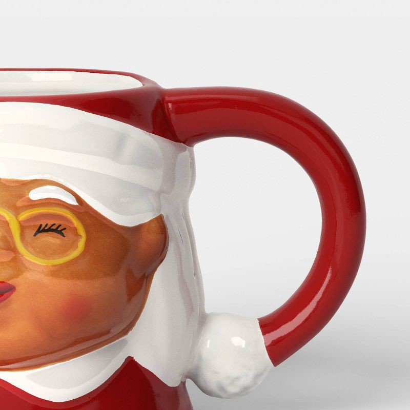 slide 3 of 3, 18oz Christmas Figural Mrs. Claus Mug - Wondershop™, 18 oz