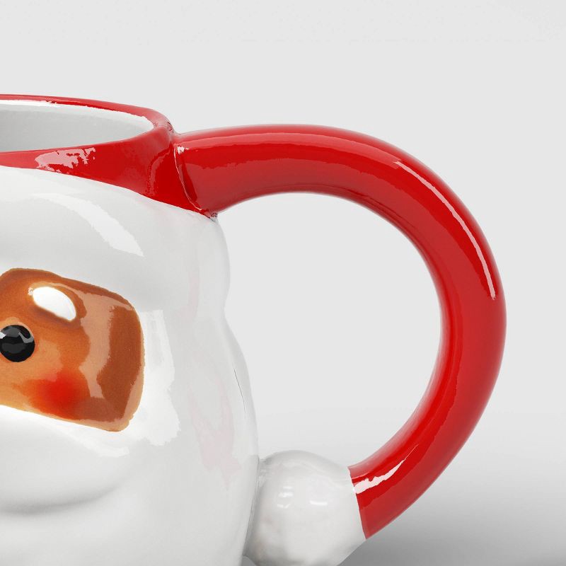 slide 3 of 3, 19oz Christmas Santa Mug - Wondershop™, 19 oz
