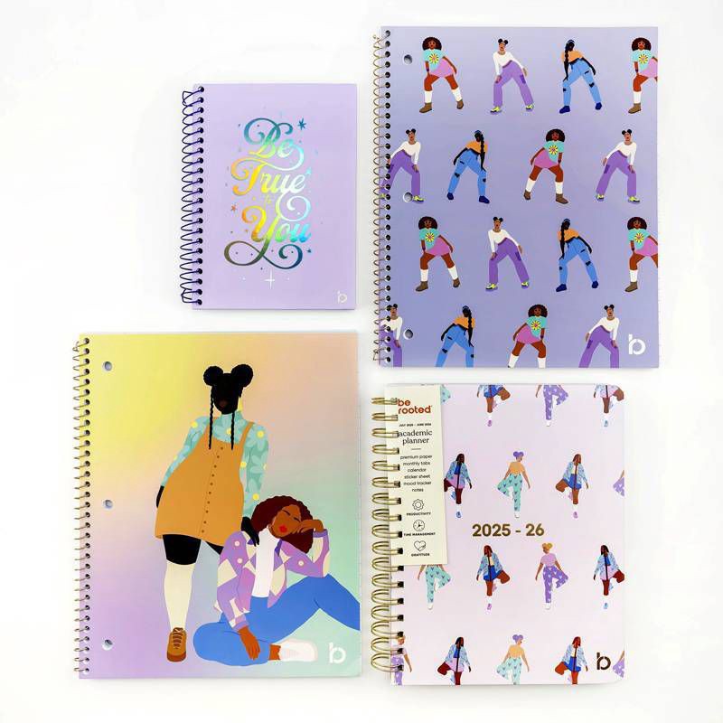 slide 5 of 6, Be Rooted 5"x7" Journal 160 Pages Be True to You Lavender, 1 ct