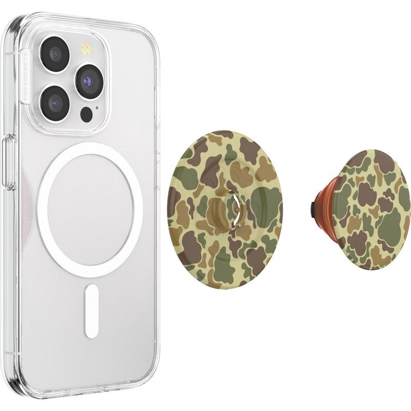 slide 5 of 5, PopSockets Magnetic Phone Grip with MagSafe Magnetic Adapter Ring Included - Bruce, 1 ct