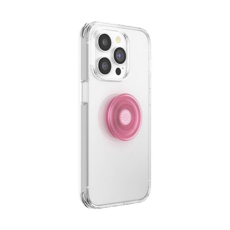 slide 4 of 5, PopSockets PopGrip Cell Phone Grip & Stand - Pink Rose, 1 ct