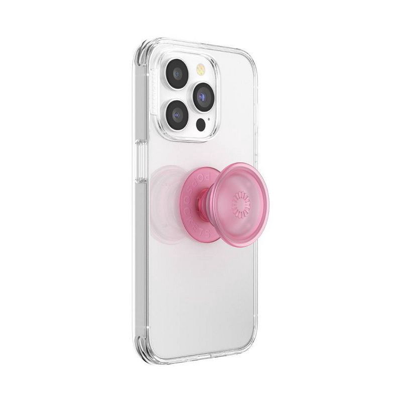 slide 5 of 5, PopSockets PopGrip Cell Phone Grip & Stand - Pink Rose, 1 ct