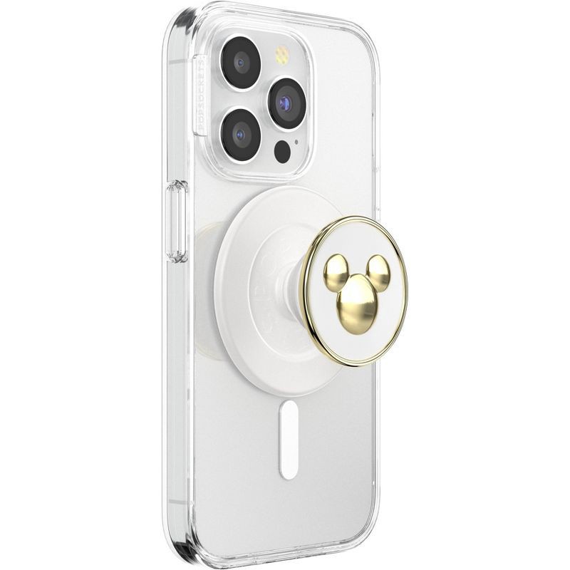slide 2 of 5, PopSockets Disney Magnetic Cell Phone Grip with MagSafe Adapter Ring - Enamel Mickey Mouse, 1 ct