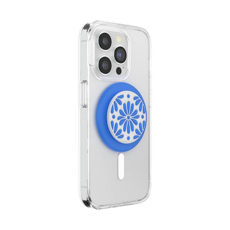 slide 2 of 5, PopSockets Magnetic Phone Grip with MagSafe Magnetic Adapter Ring Included - Glazed Cobalt, 1 ct