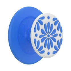 PopSockets Magnetic Phone Grip with MagSafe Magnetic Adapter Ring Included - Glazed Cobalt